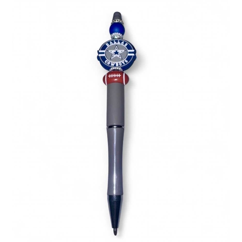 Dallas Cowboys Silicone Beaded Pen - Picture 3 of 3